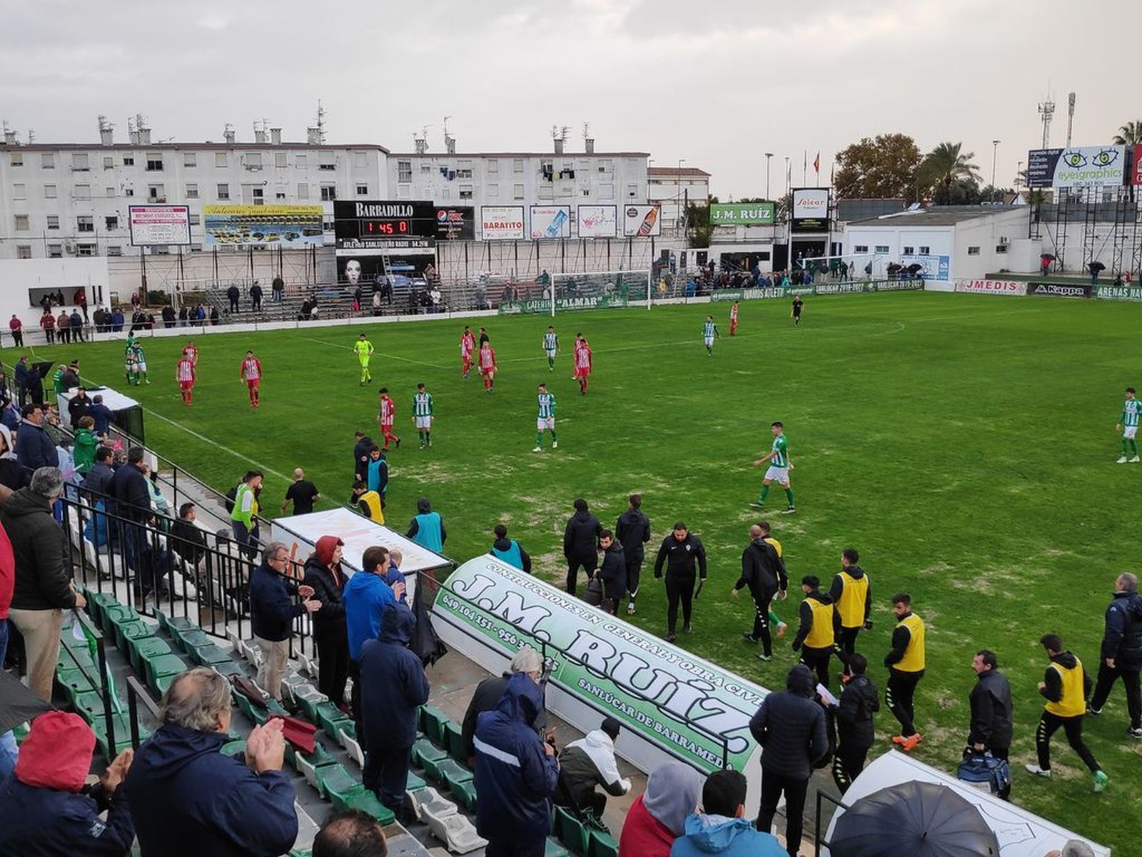 Imagen del partido en El Palmar