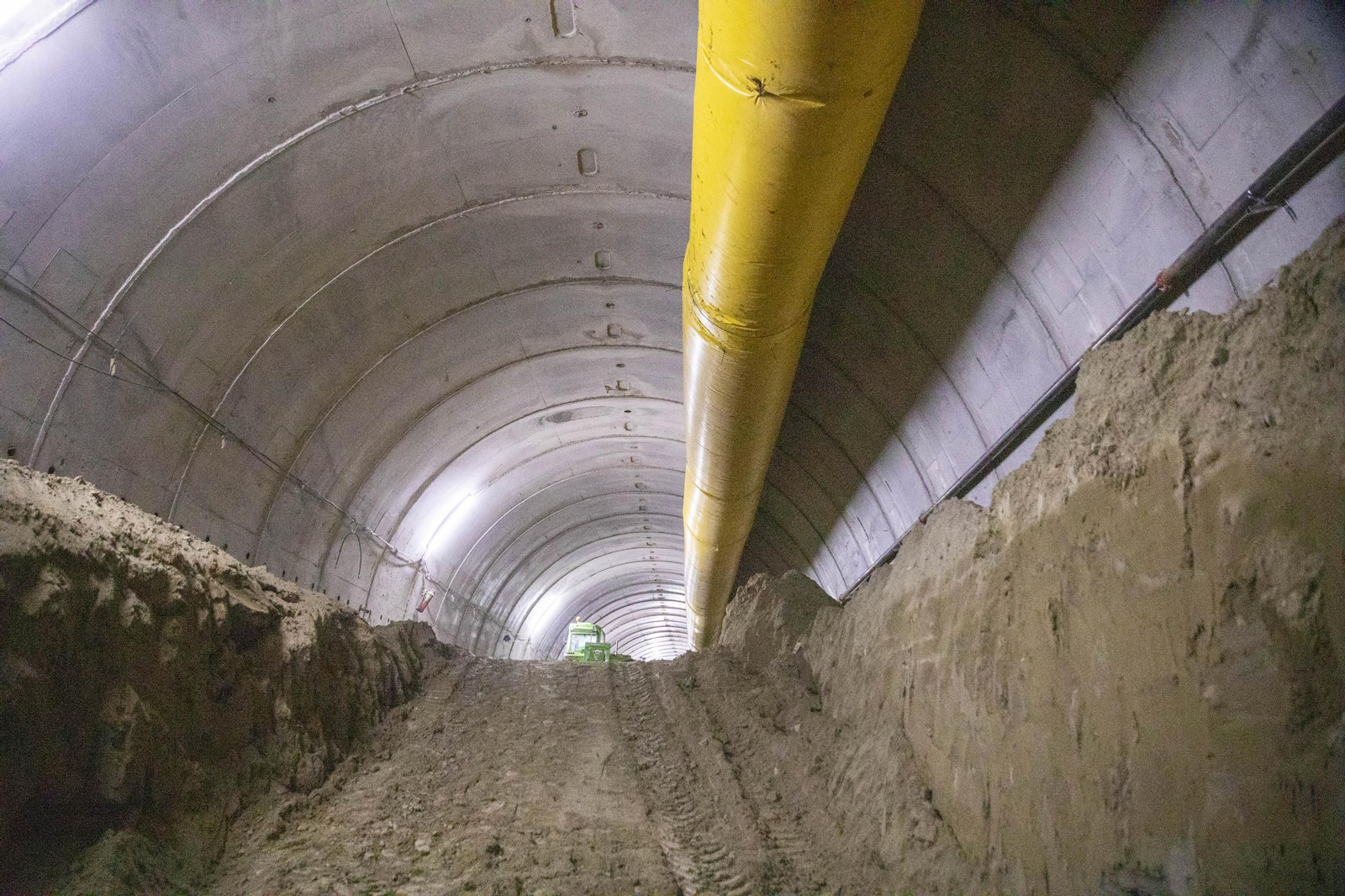 Así avanzan las obras del túnel de Viator del Ave