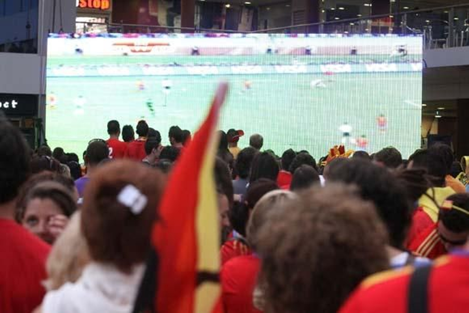 Nadie se quedó en casa para celebrar el triunfo de la selección en Sudáfrica

Foto: Paco Guerrero/Vanessa Perez