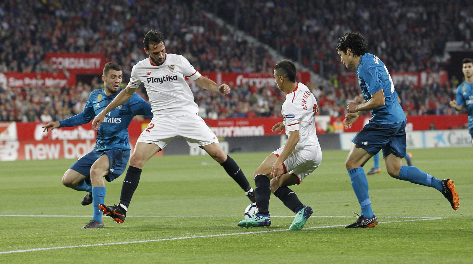 Las imágenes del Sevilla-Real Madrid