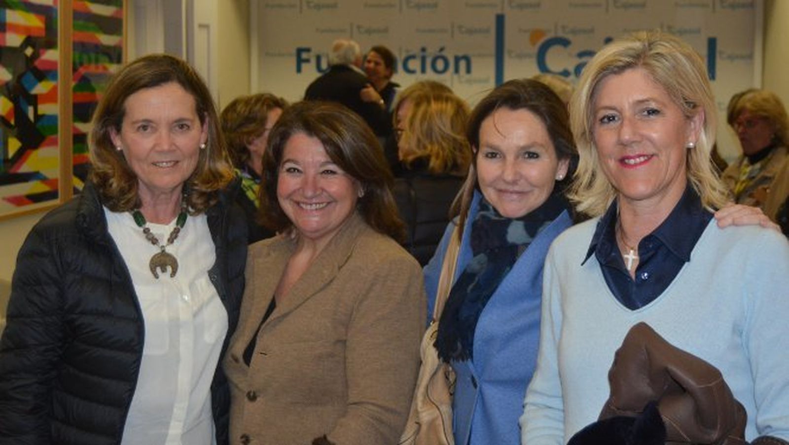 Cristina Villanueva, Oliva Morillo, María del Mar Martínez e Inés Sánchez, durante la presentación.