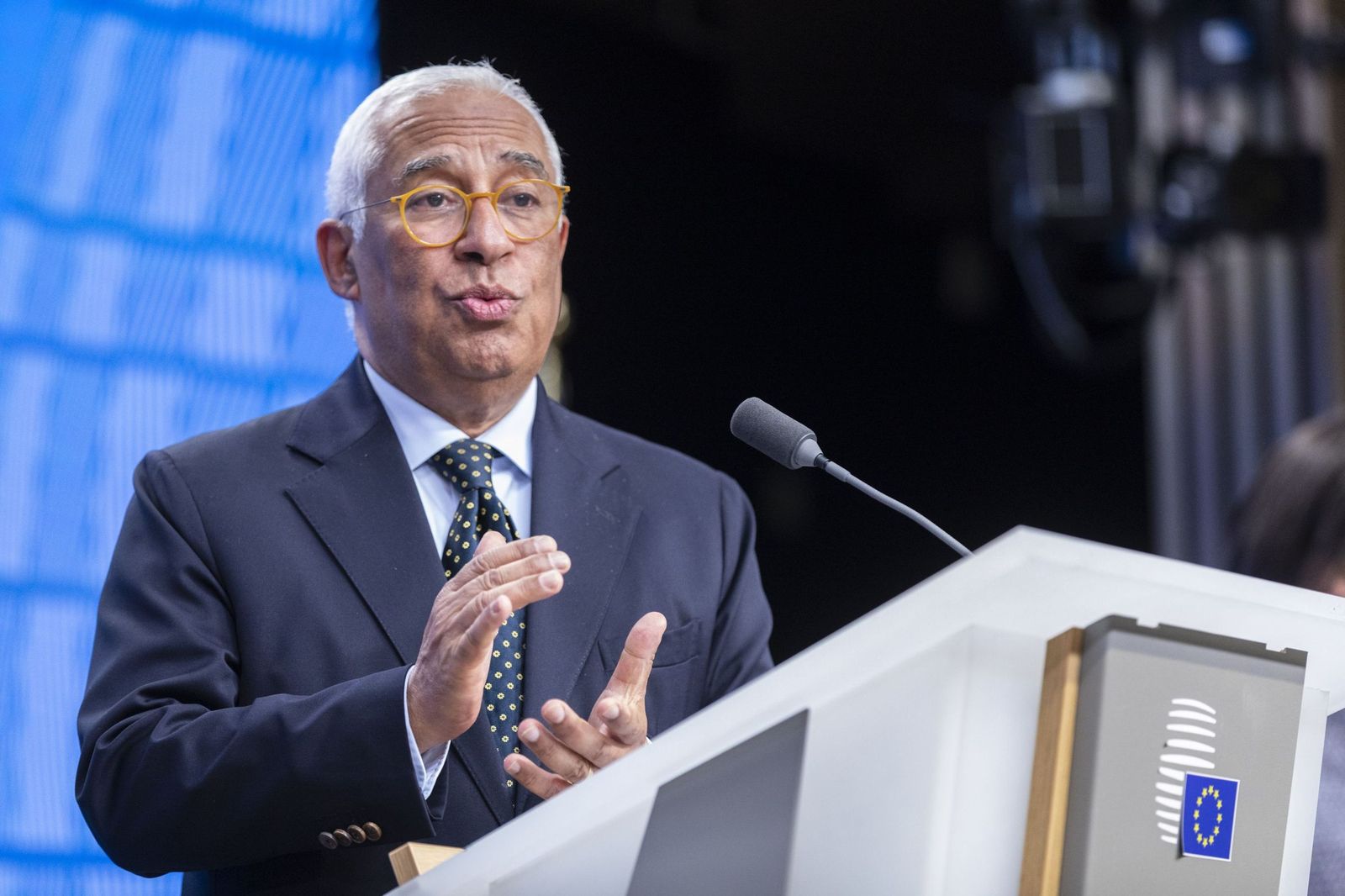 El presidente del Consejo de Europa, Antonio Costa.