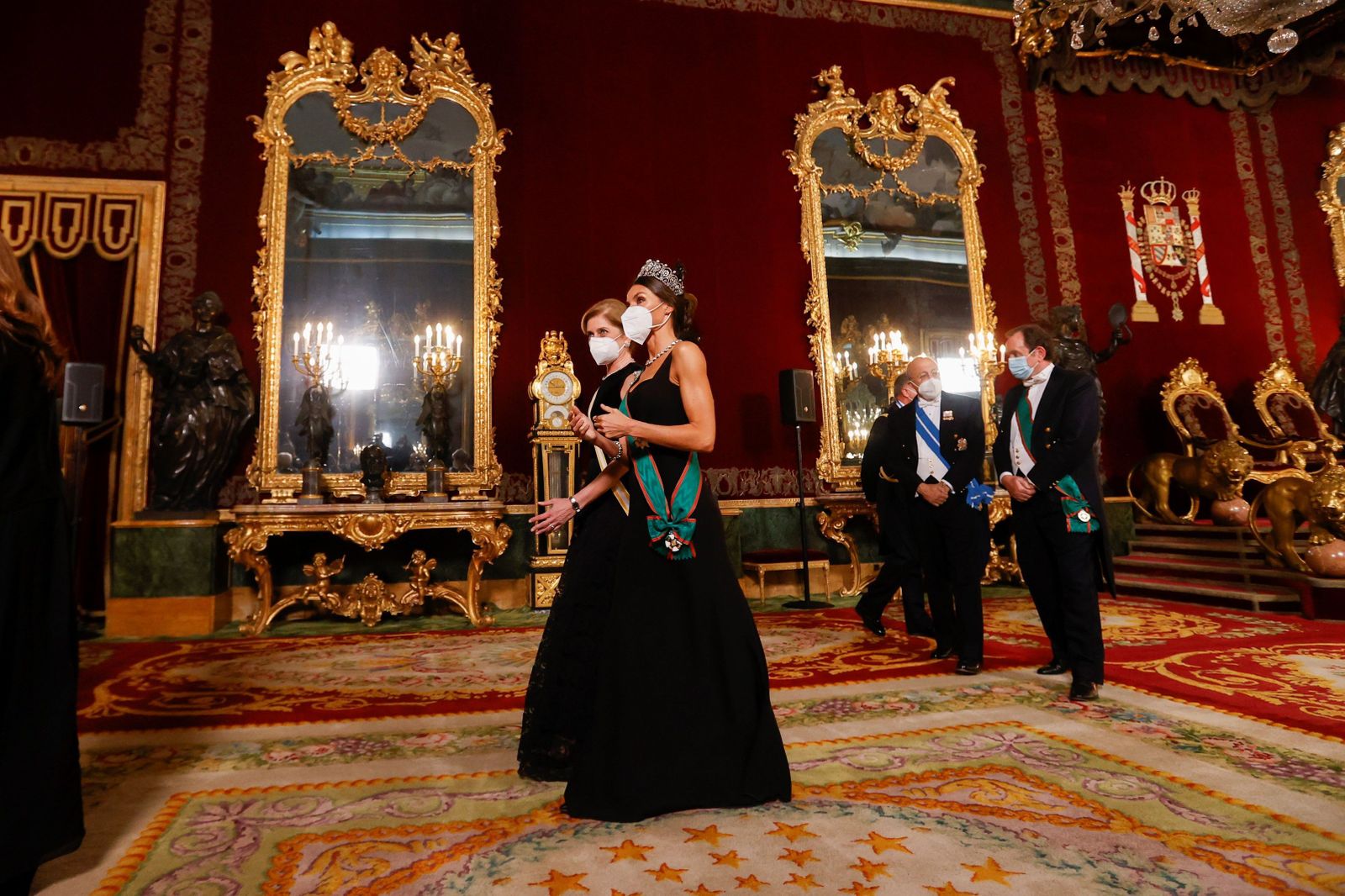 Las fotos de Doña Letizia junto a la hija del presidente italiano