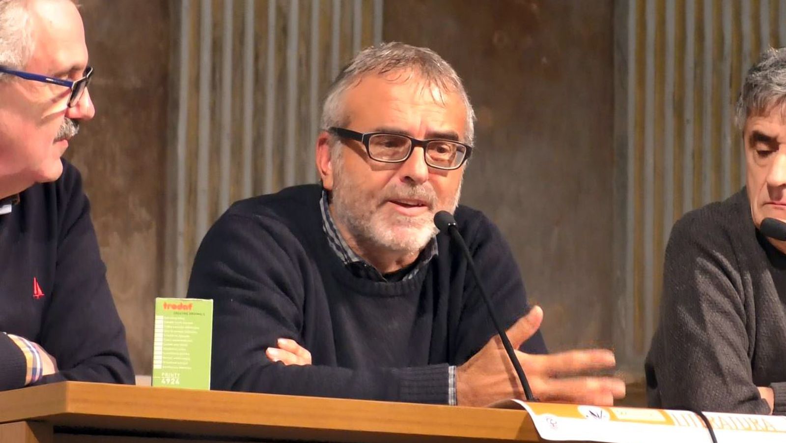 Ricardo Álamo durante la presentación del libro