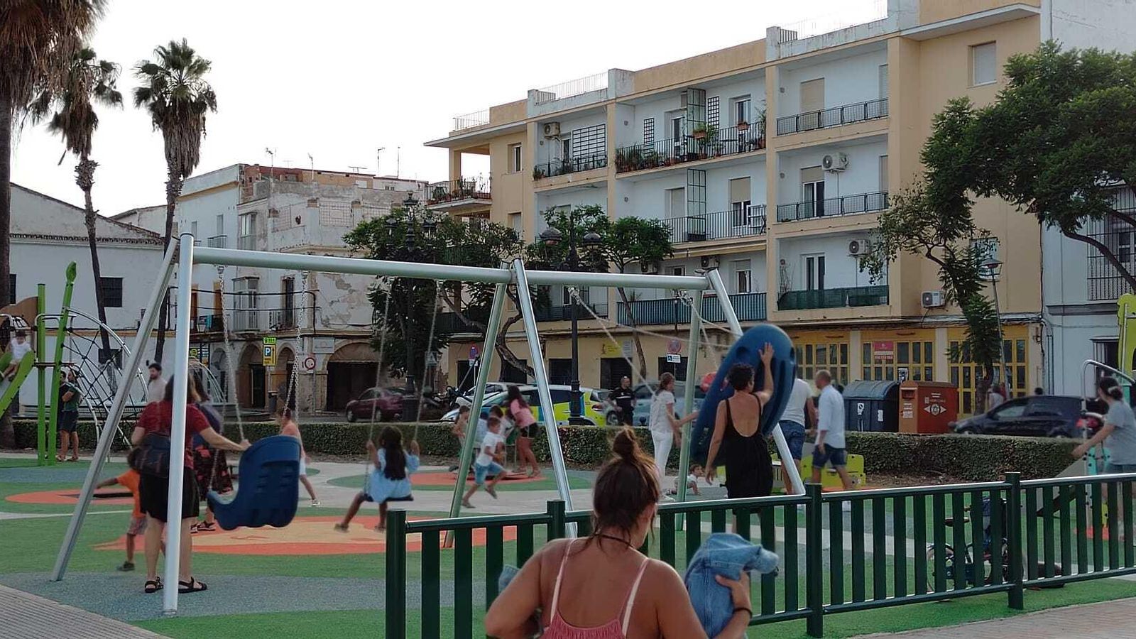 El nuevo parque infantil de la zona.