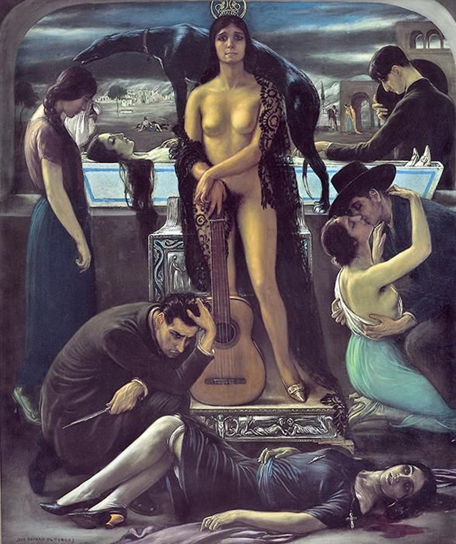 1924, Julio Romero de Torres 'Cante jondo'.