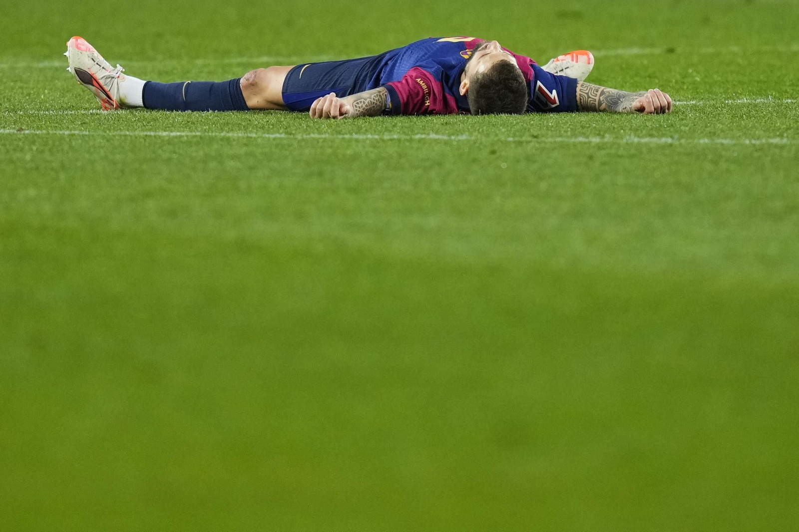 Las fotos del polémico Barcelona - Rayo Vallecano