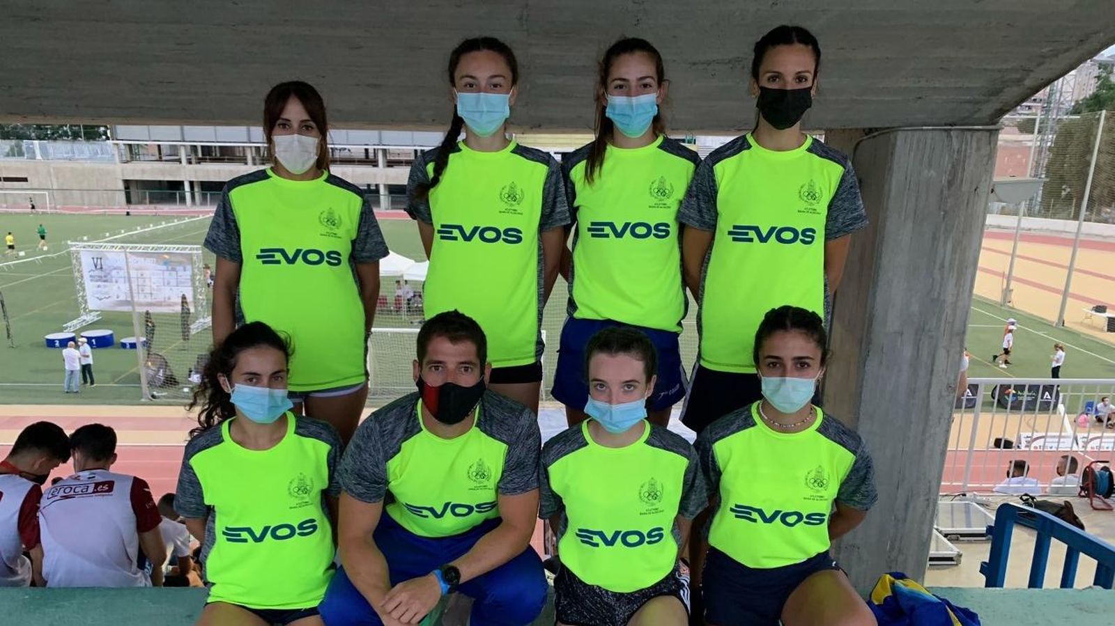 La expedición del Bahía en el Meeting de Granada.