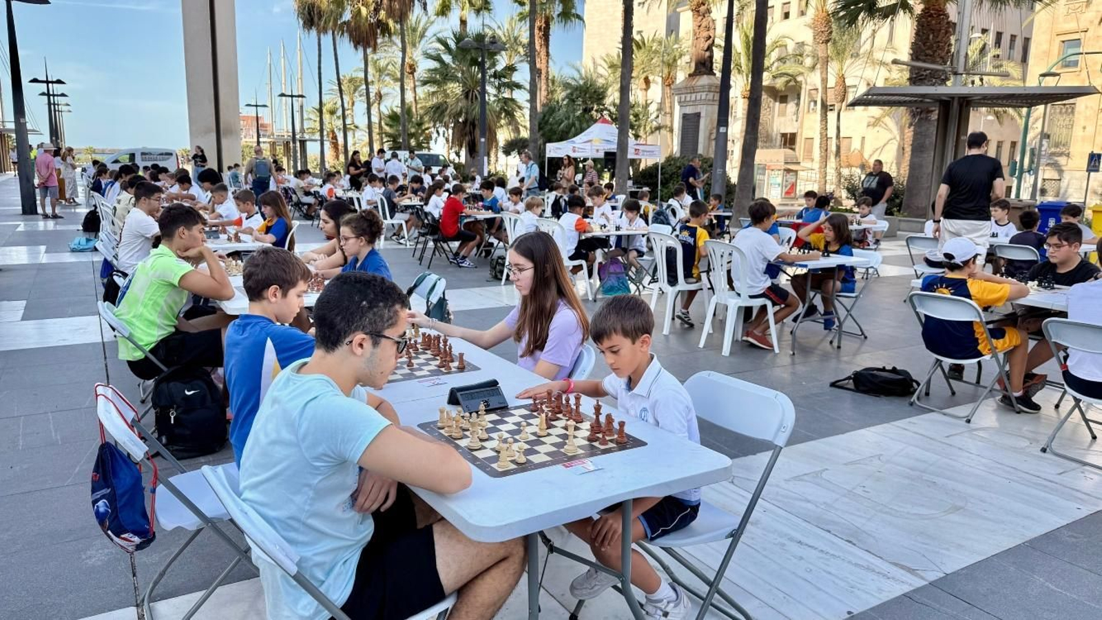 Amin Debbagh, campeón de Andalucía B 2025, en este festival de ajedrez.