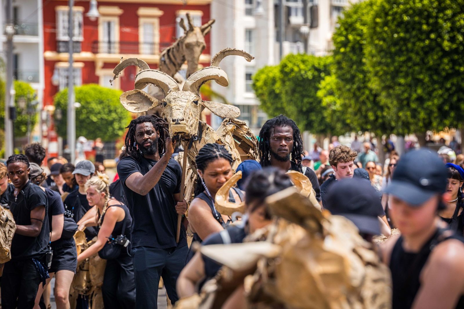 Las imágenes de 'La estampida' en San Fernando