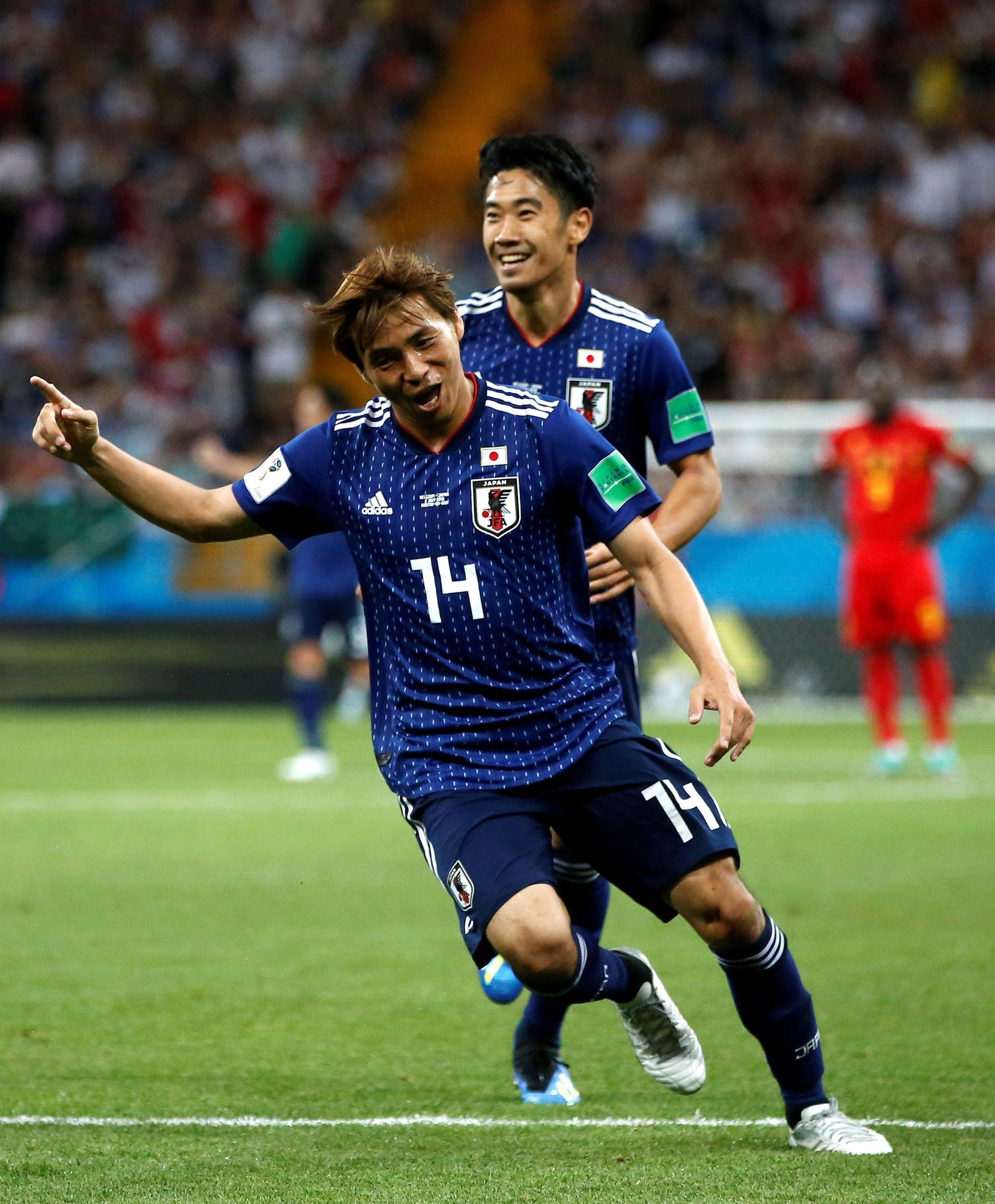 Las imágenes del Bélgica-Japón