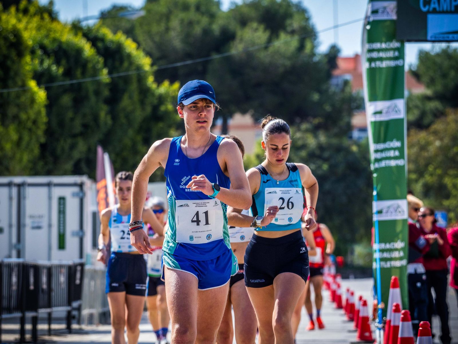 San Fernando acoge el Campeonato de Andalucía de Marcha en Ruta: las imágenes