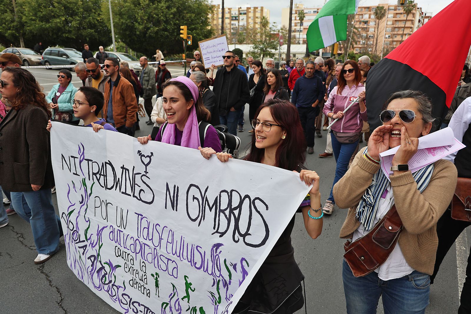 8M: Las fotografías de la manifestación del Día de la Mujer
