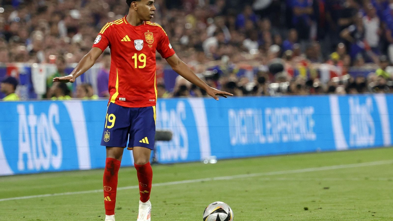 Las mejores imágenes del España - Francia
