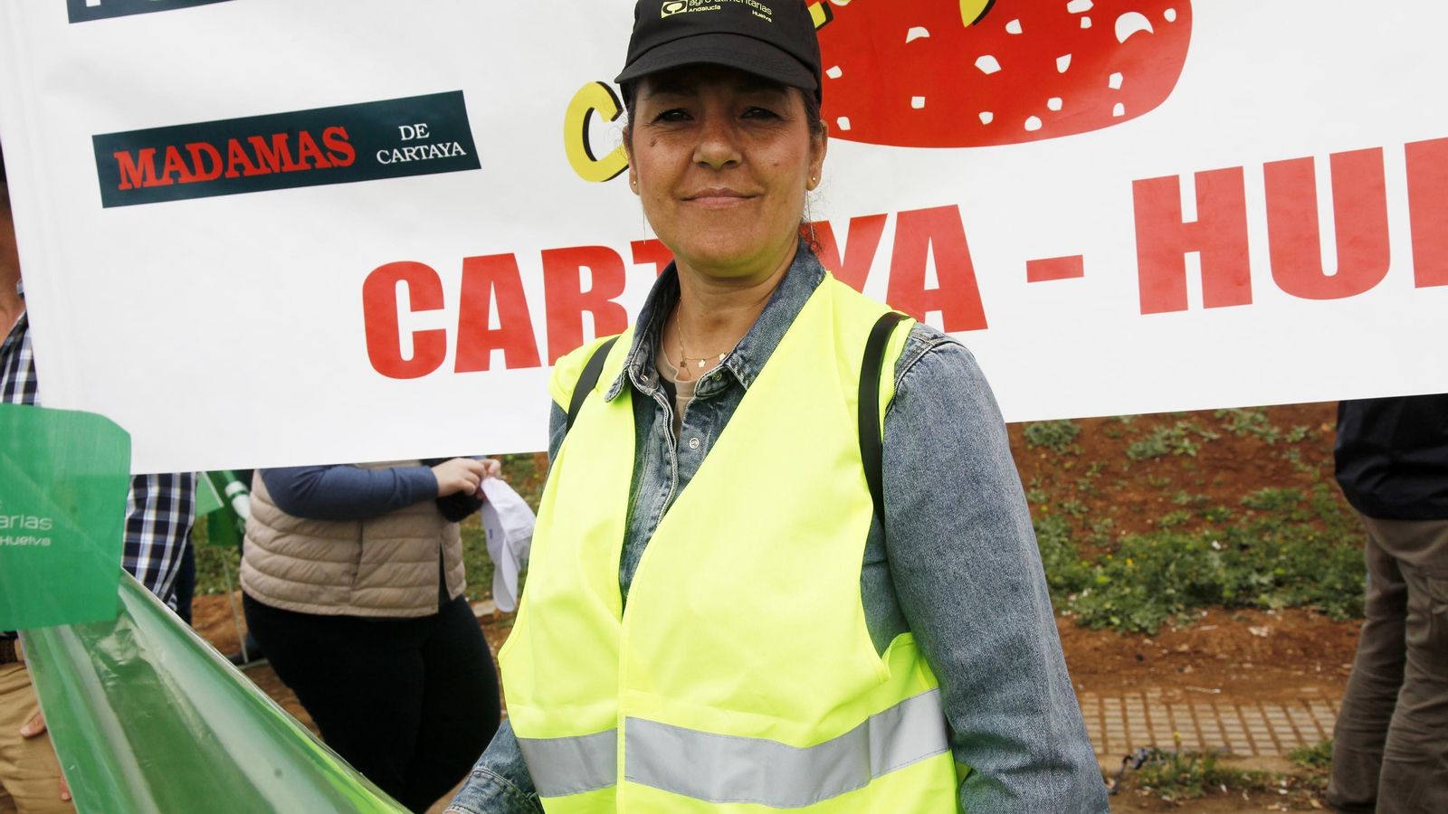 Charo Perera, agricultora de Cartaya