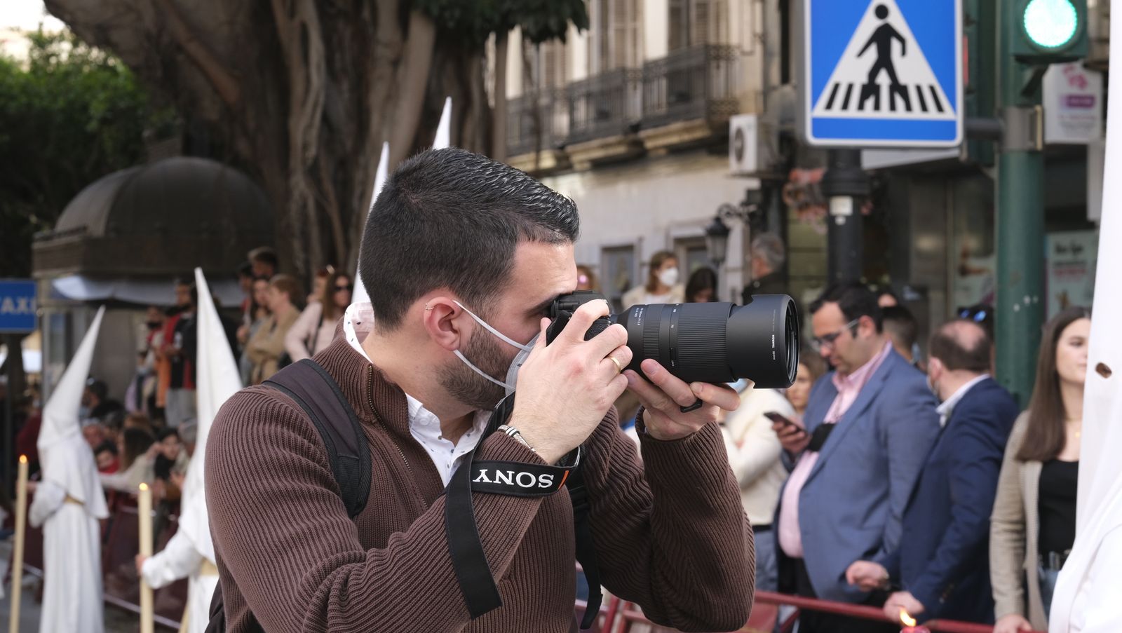 Fotogalería procesión de la Santa Cena. Semana Santa de Almería 2022.