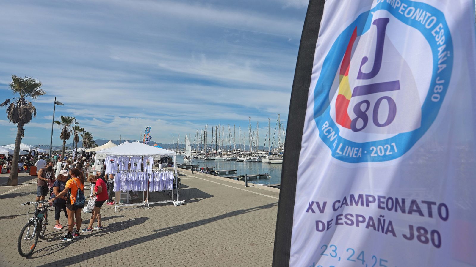 Fotos de la jornada del domingo en el XV Campeonato de España de J80 en La Línea