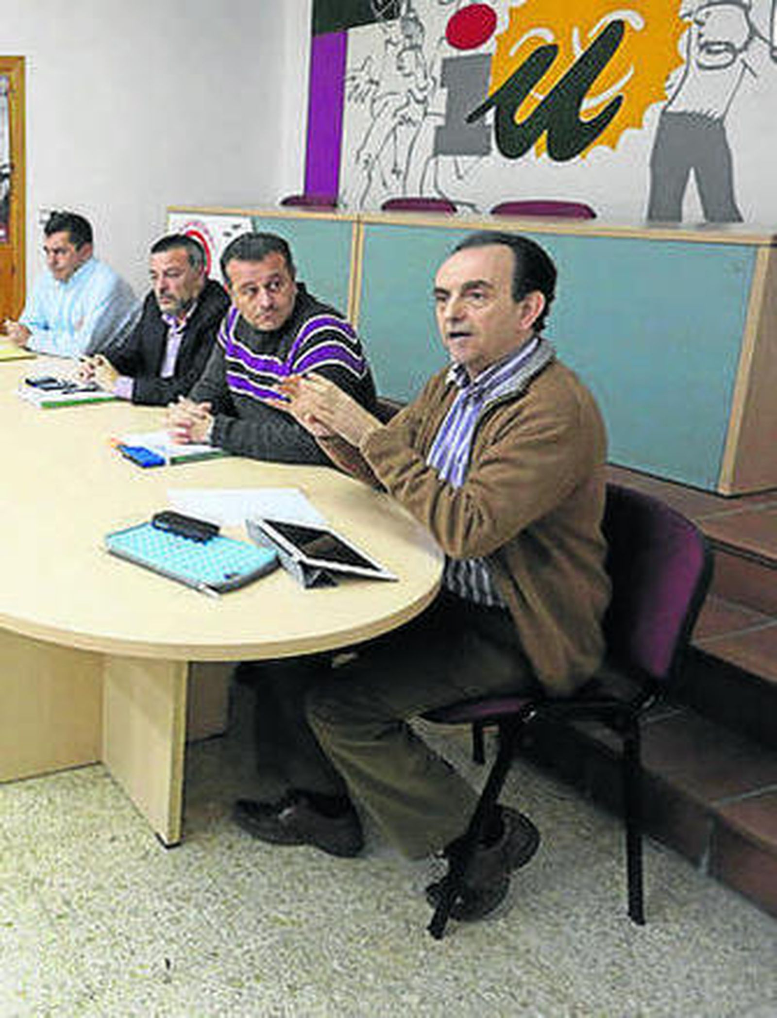 La reunión de ayer en IU.