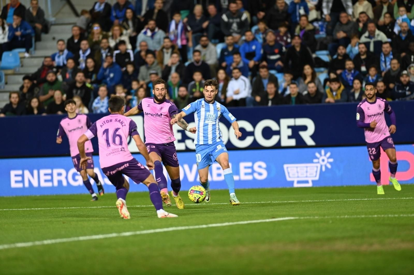 El Málaga CF - Tenerife, en fotos