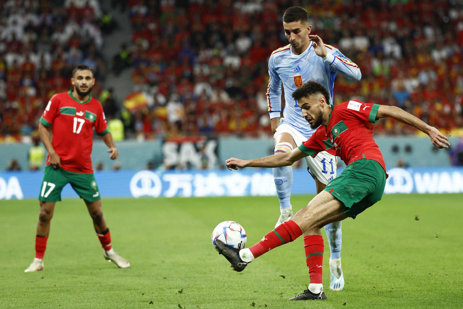 Fotos del Marruecos-España en octavos del Mundial de Qatar