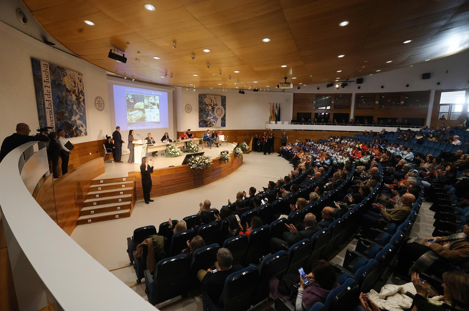 Imágenes del acto de conmemoración del Día de la Universidad de Huelva