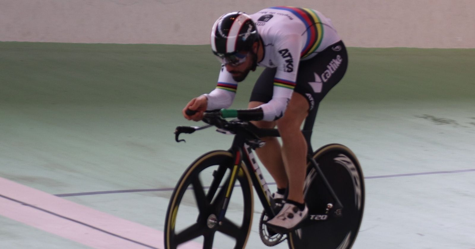 Alfonso Cabello, durante su competición en Galapagar.