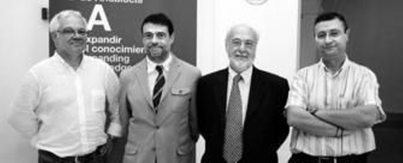 Josep M. Gili, José-Abel Flores, Miguel Alcaraz y Andrés Barbosa.