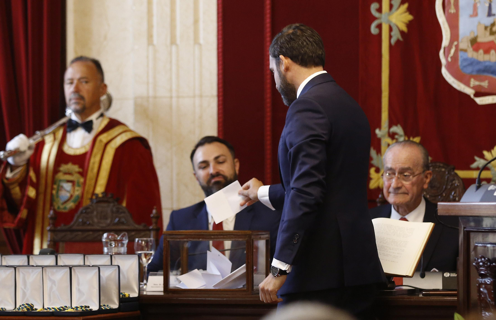 Las fotos de la constitución del Ayuntamiento de Málaga
