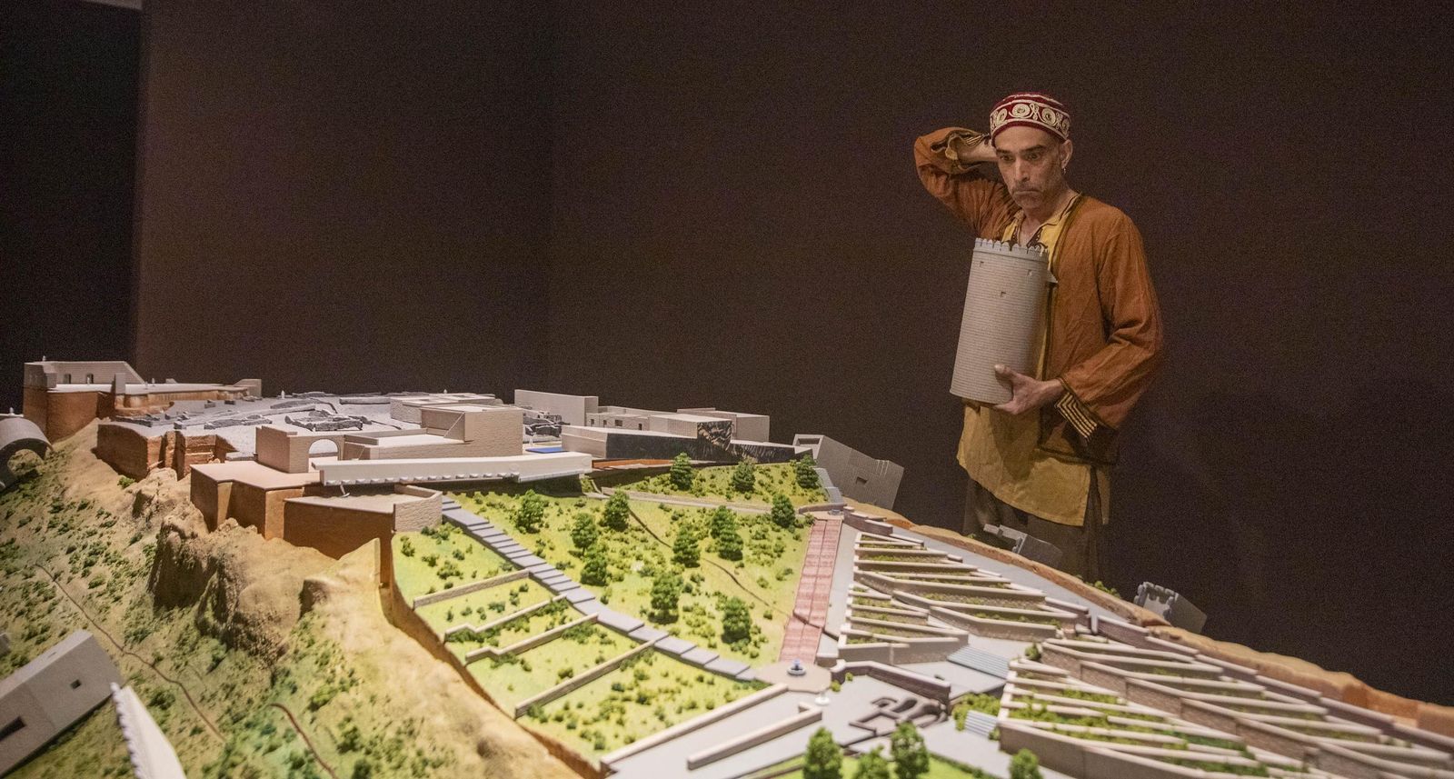 Presentación de la maqueta de la Alcazaba de Almería, en imágenes