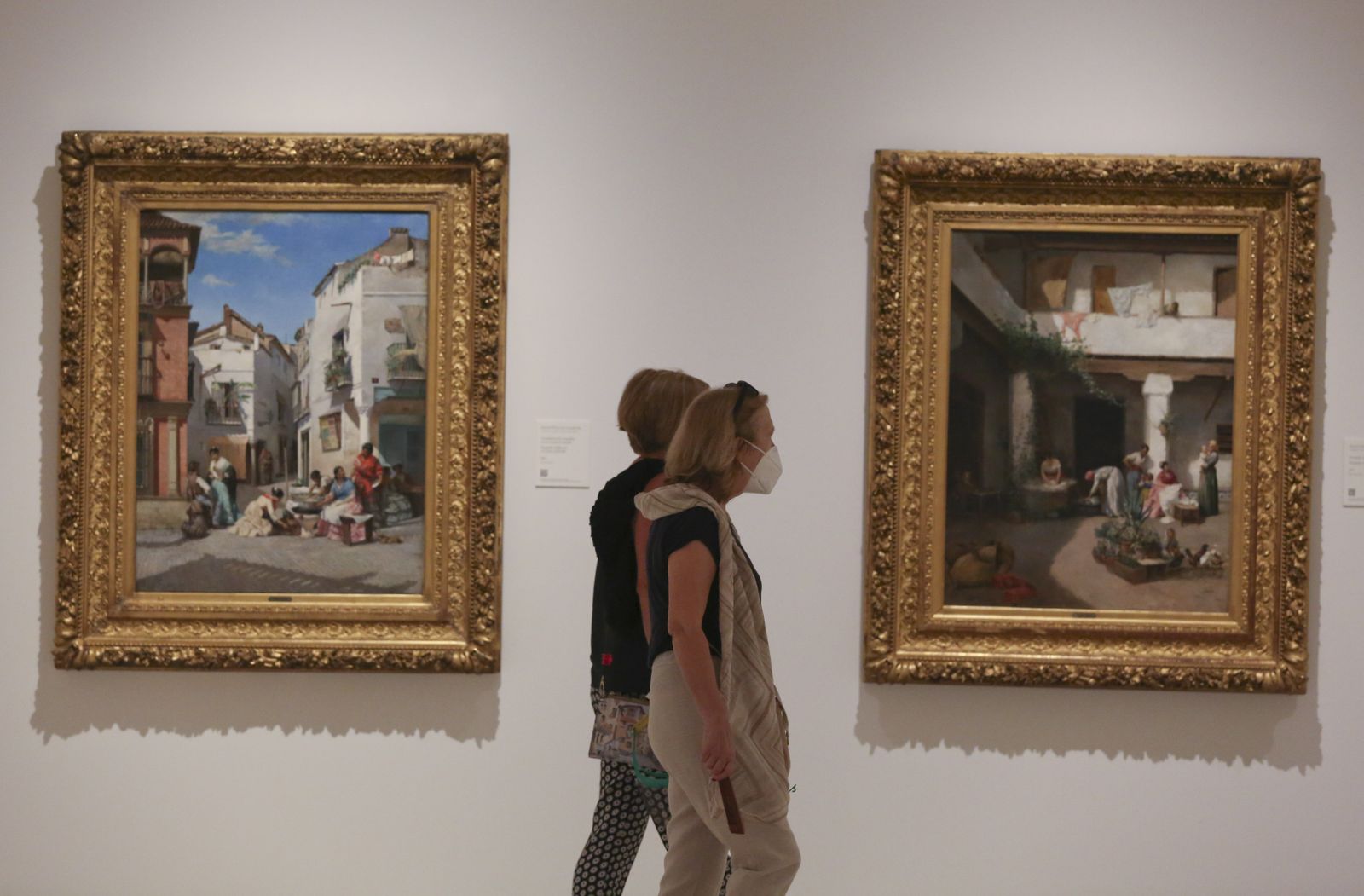 Las fotos del (tímido) reencuentro con los museos en Málaga