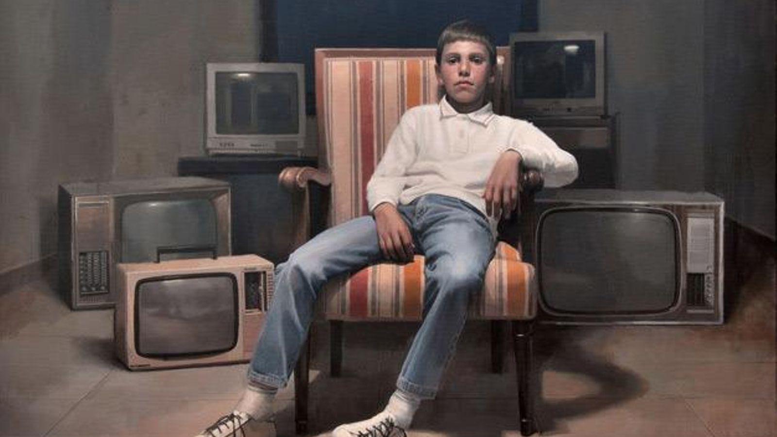 Obra de Jorge Gallego. 'Retrato de familia'. Obra de Jorge Gallego. 'Retrato de familia'.