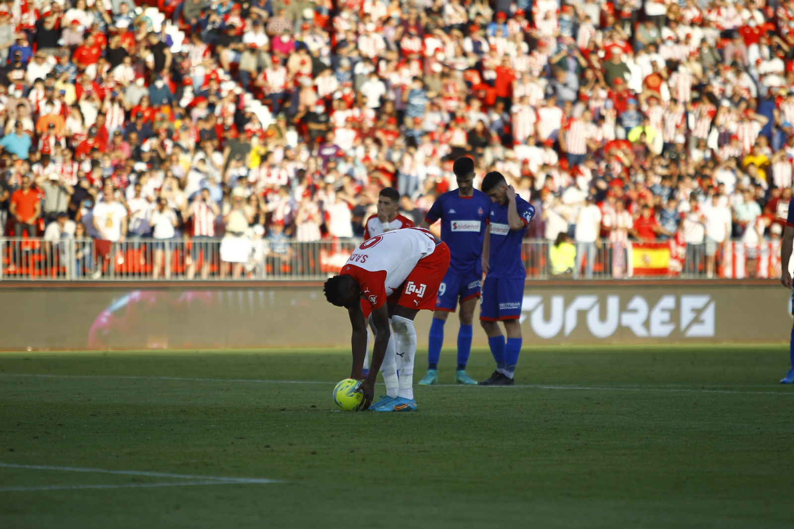 Imágenes del partido U.D. Almería-S.D. Amorebieta