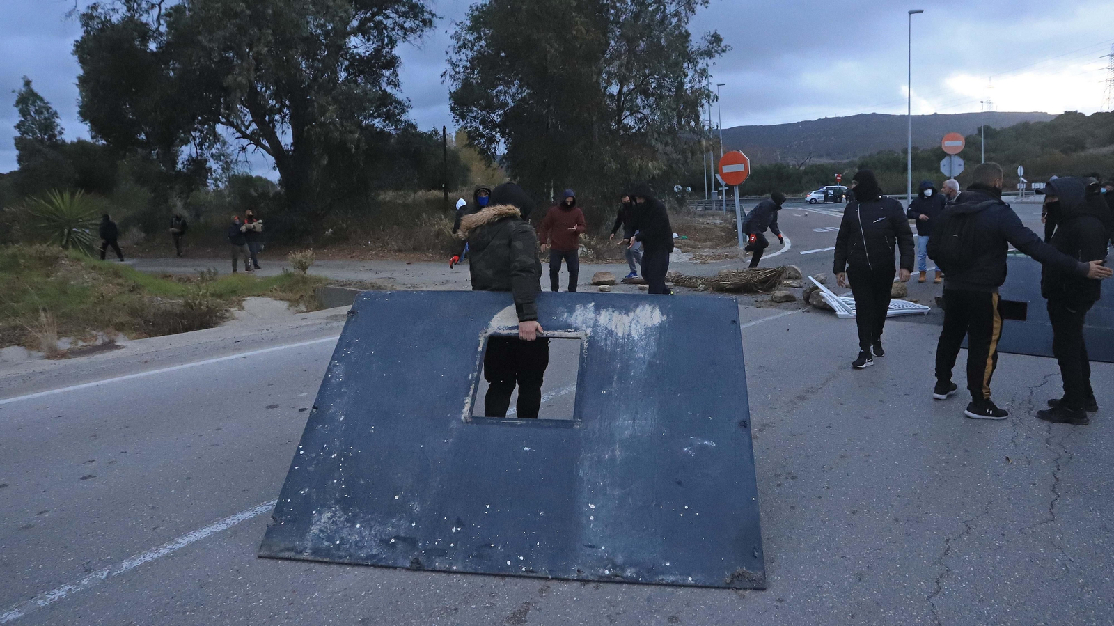 Fotos de la tercera jornada de la huelga del metal en el Campo de Gibraltar