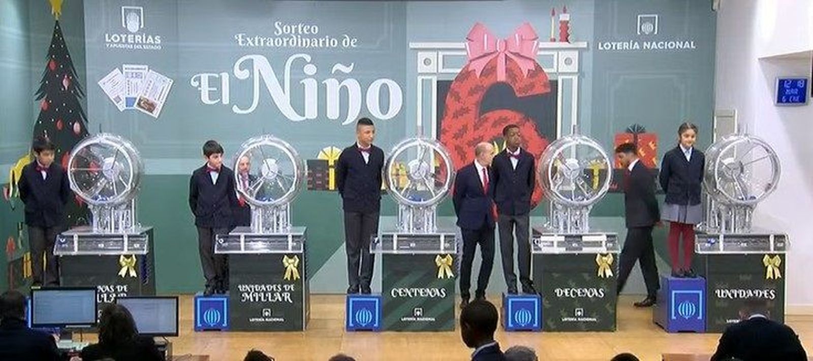Sorteo de El Niño celebrado en Madrid.