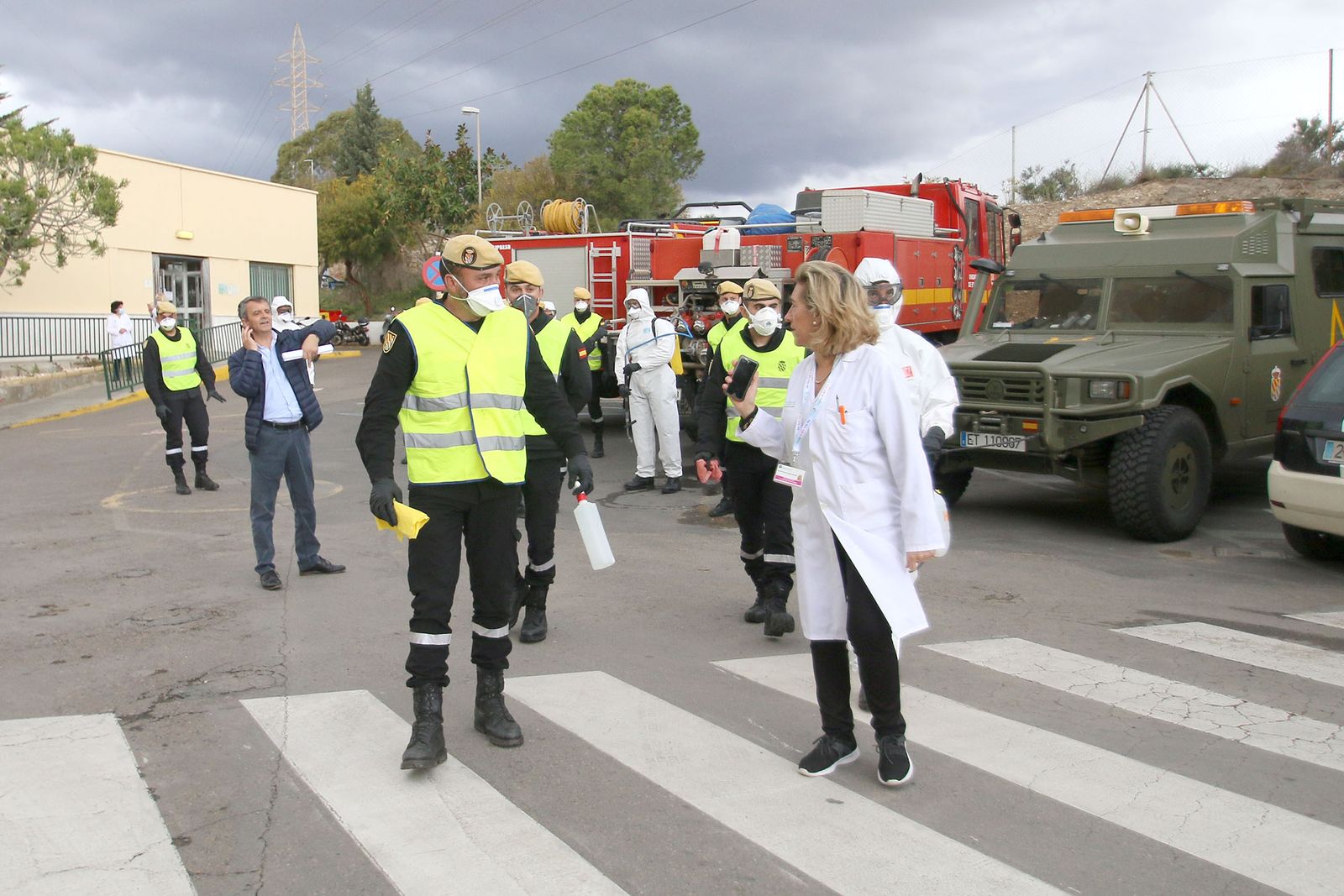 Fotogalería Coronavirus. Actuación UME en Almería.