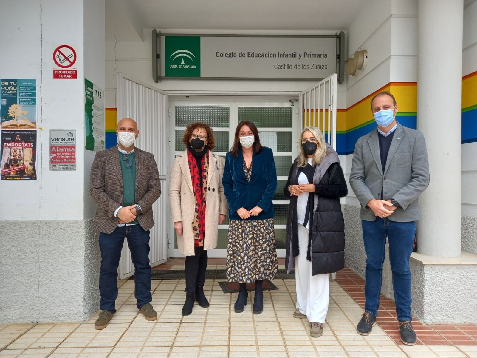 Visita de Estela Villalba al CEIP Castillo de los Zúñiga.
