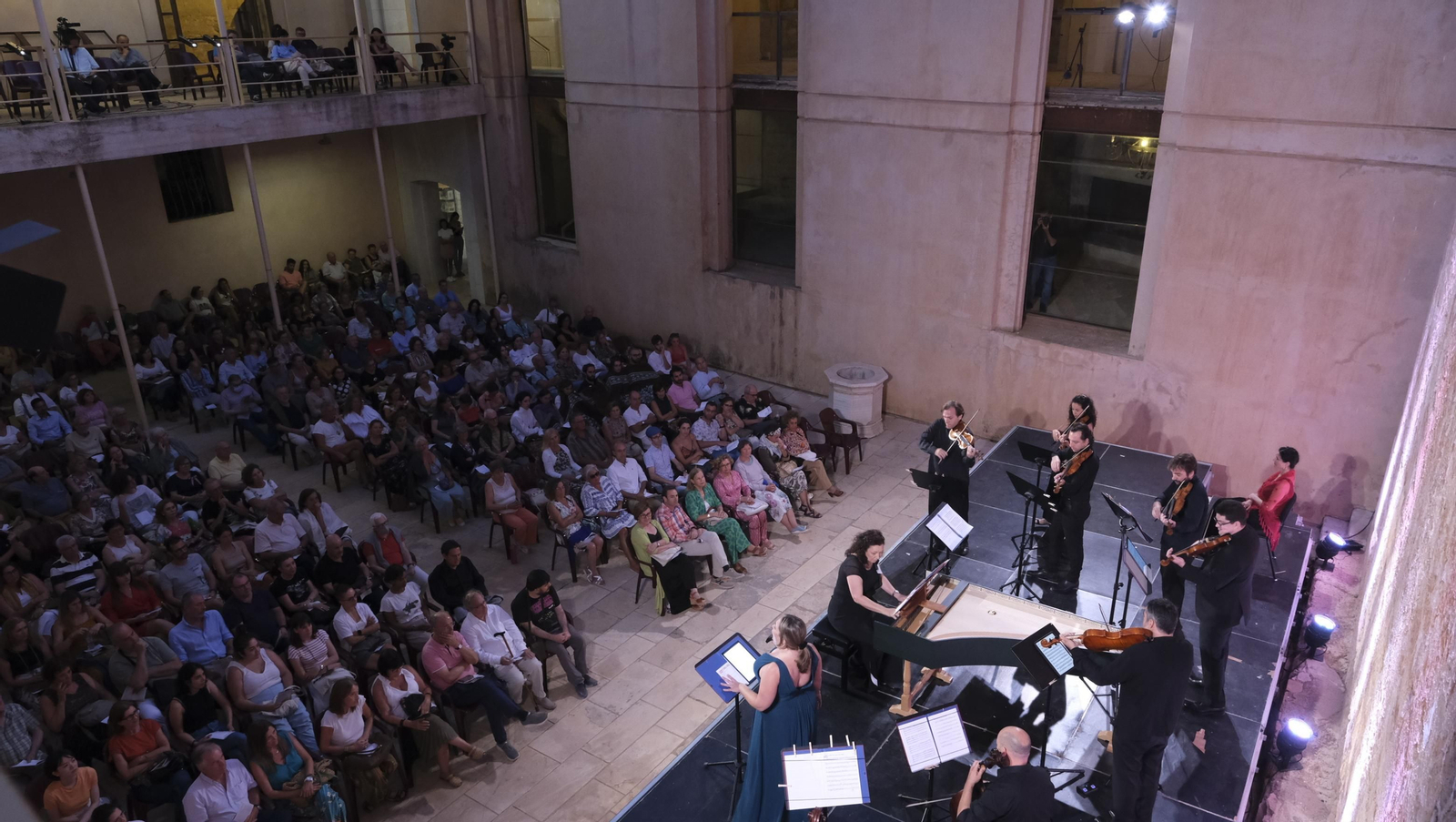 Imágenes del concierto de Harmonía del Parnás en el Festival de Música Renacentista y Barroca de Vélez Blanco