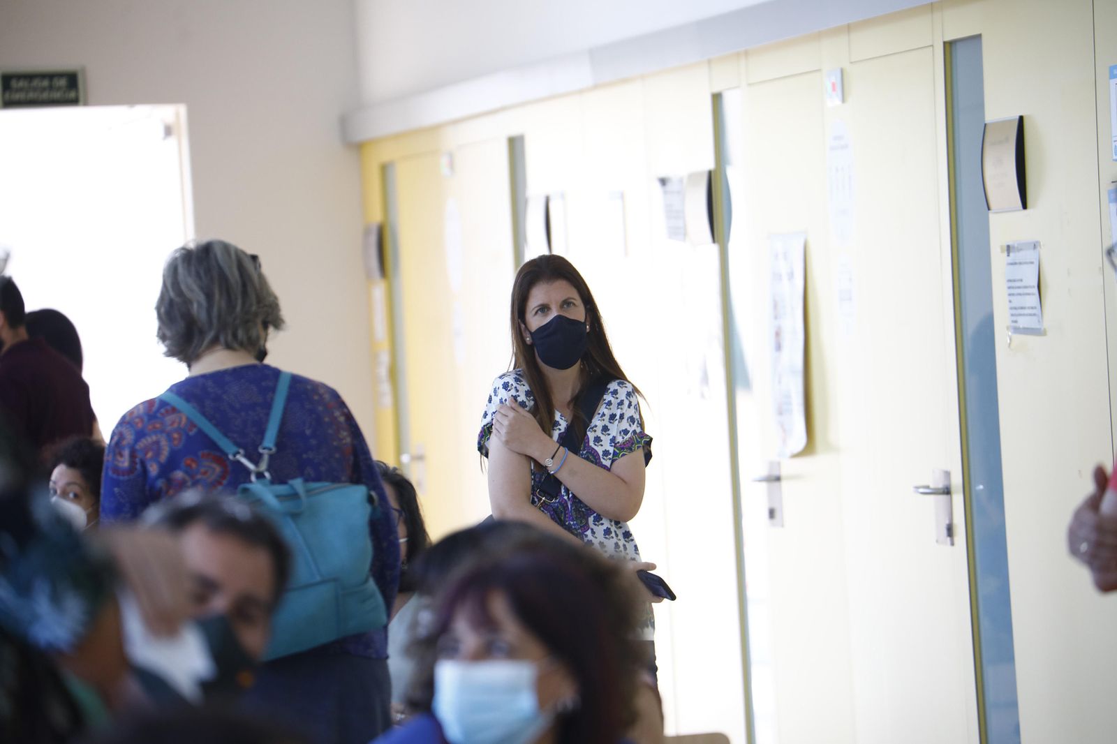 La vacunación del profesorado contra el coronavirus, en imágenes