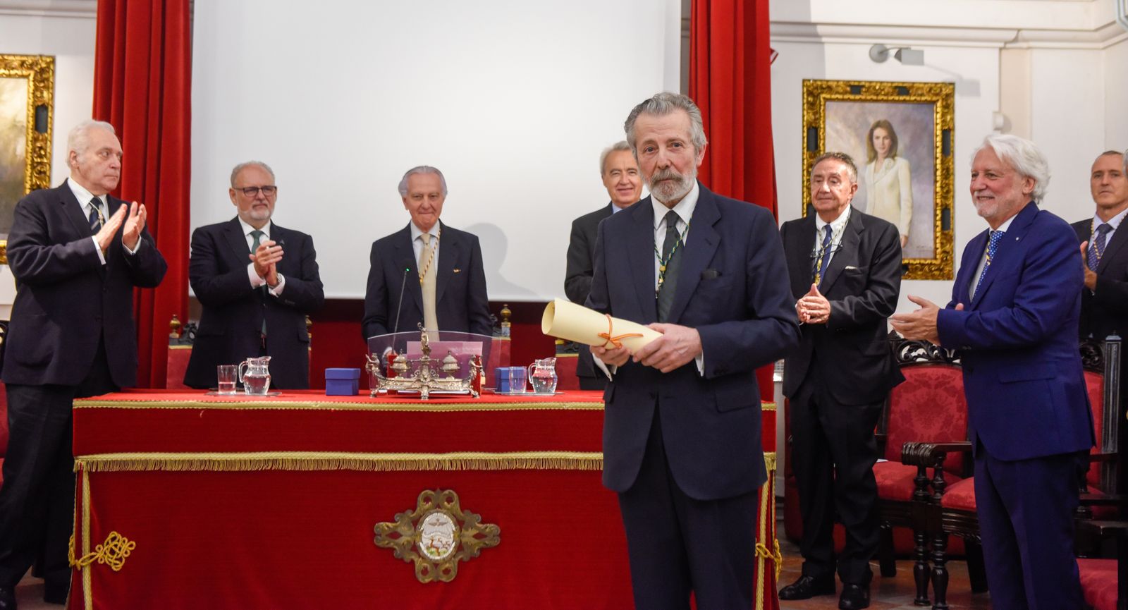 Acto por el día de la Academia en la Real Academia de Medicina y Cirugía de Sevilla
