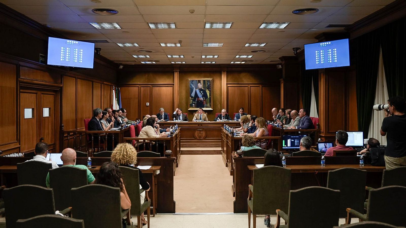 Momento de la sesión plenaria.