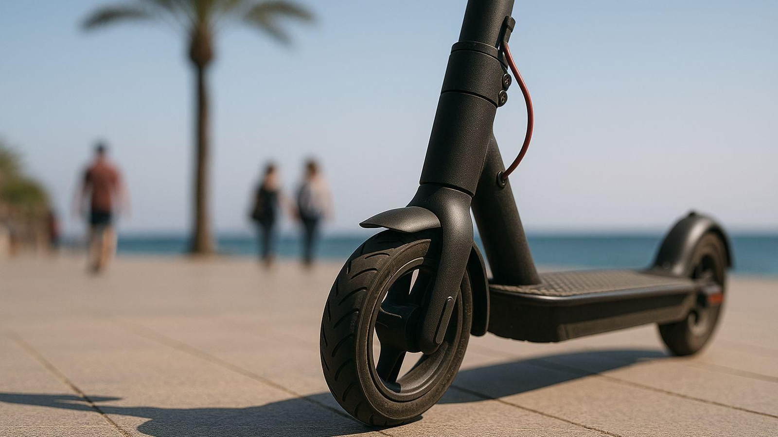 Un patinete eléctrico