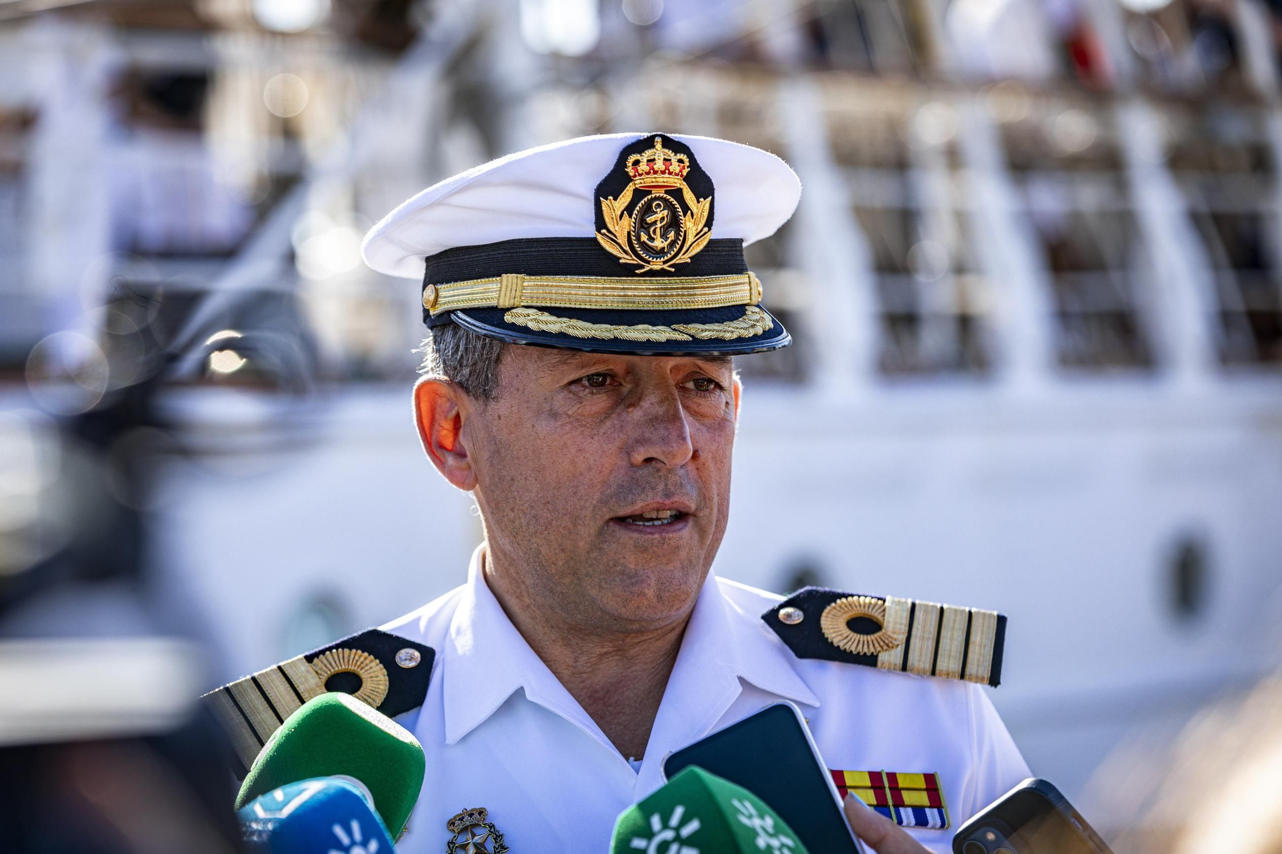 Luis Carreras-Presas, comandante del 'Elcano': "Mandar este buque ha sido un privilegio y una responsabilidad; me atrevería a decirle que repetiría encantado"