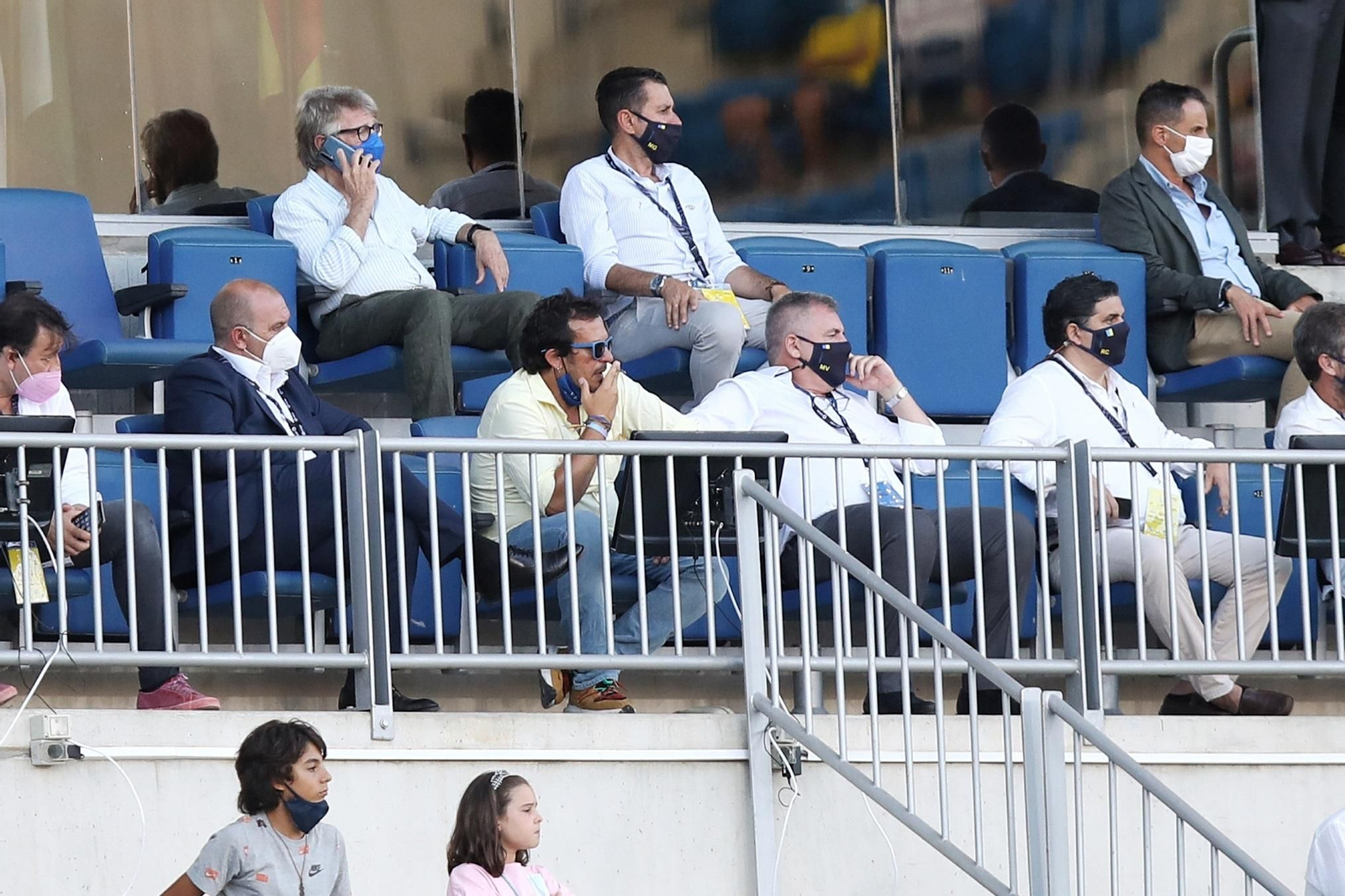 Kichi, en una imagen de archivo en el palco del Nuevo Mirandilla