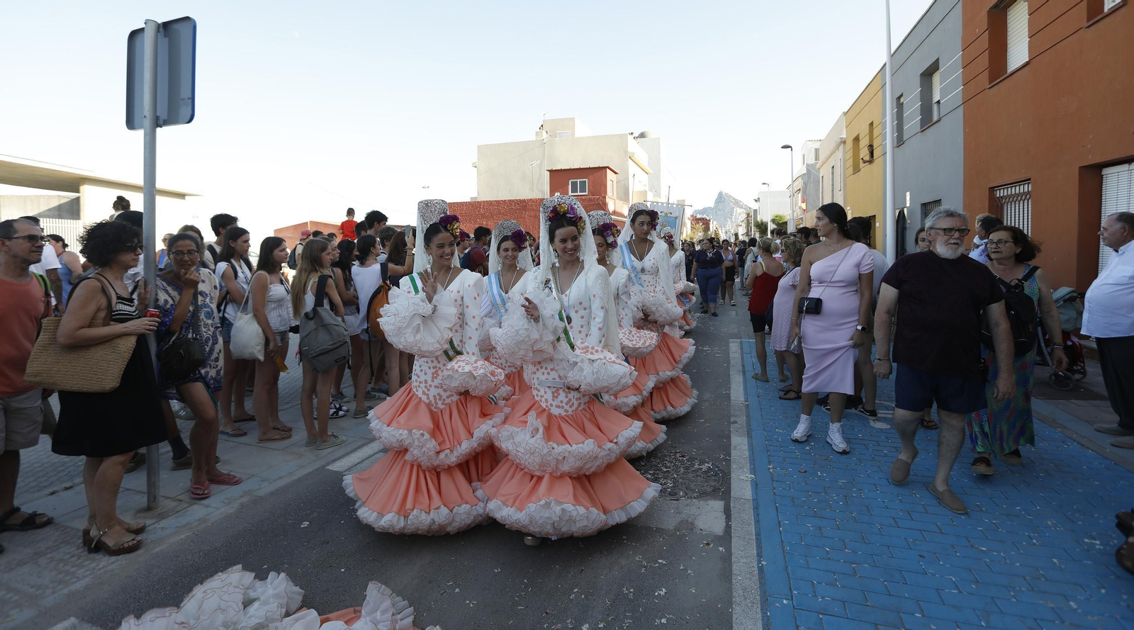 Procesión de la Virgen del Carmen de la iglesia de la Atunara en La Línea