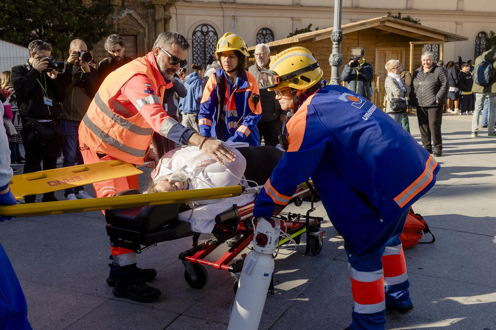 Todas las imágenes del simulacro de tsunami en Cádiz