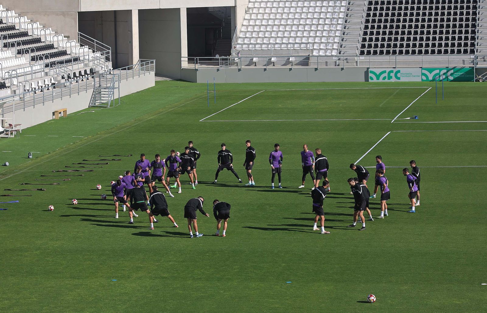 Fotos del entrenamiento de la Balona