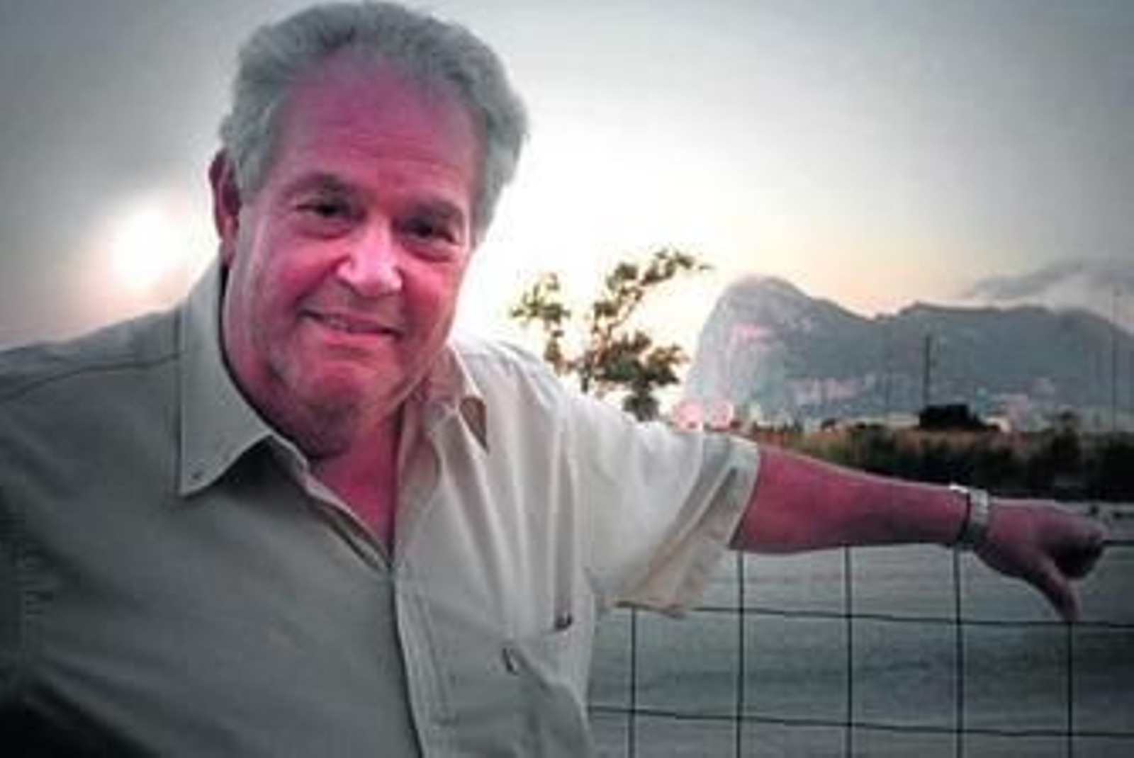 Pedro Rafael Parrado Prieto posa para este diario durante su visita a La Línea.