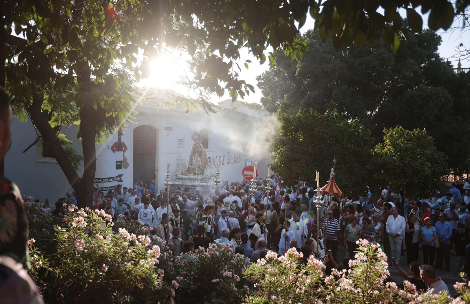 Procesión de la Virgen del Carmen por las calles de Jerez