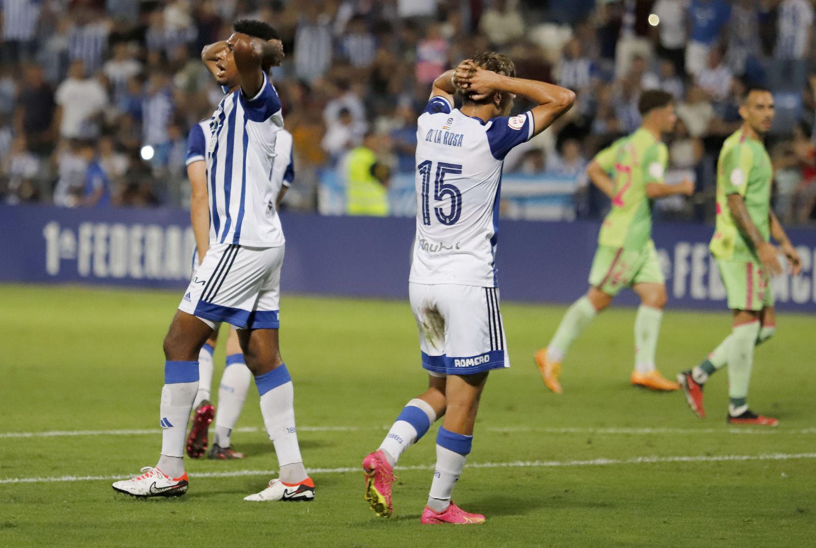 Imágenes del encuentro entre el Recreativo de Huelva y el Málaga