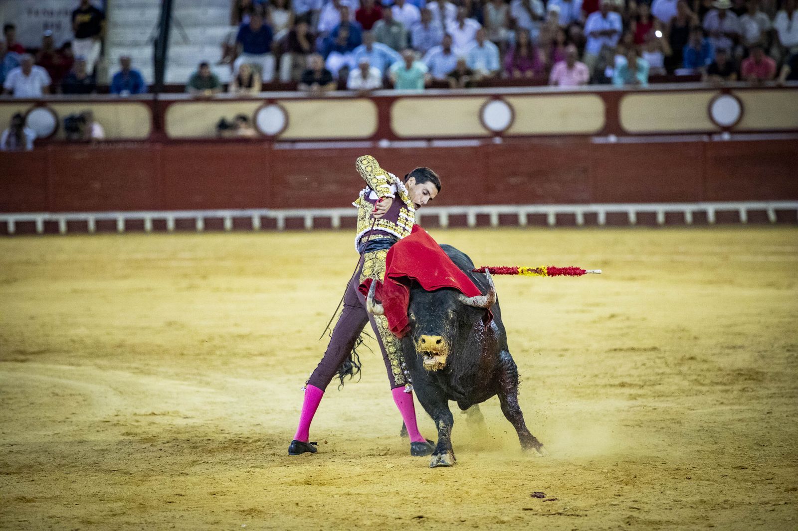 Daniel Crespo, Manzanares y Juan Ortega, en la plaza de toros de El Puerto